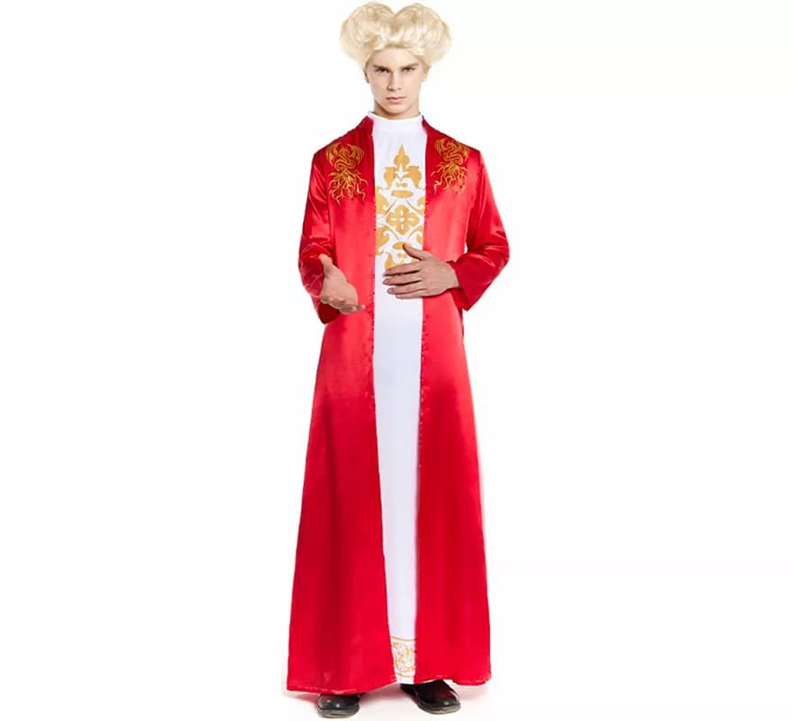 Fato elegante de conde vampiro para homens