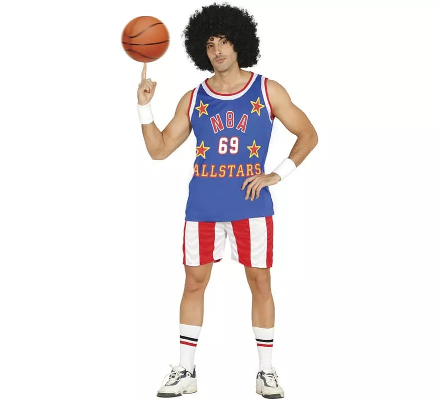 Fato de jogador de basquete para homem