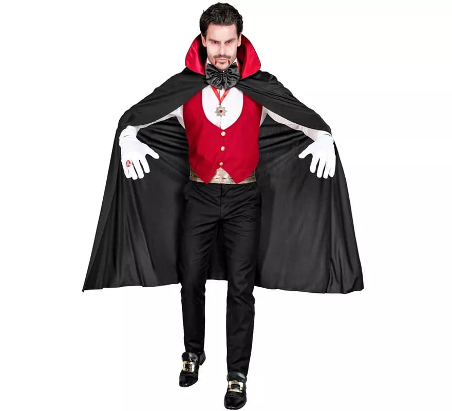 Fato de vampiro Drácula para homens