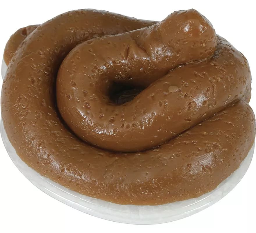 Cocô viscoso de brincadeira 11cm