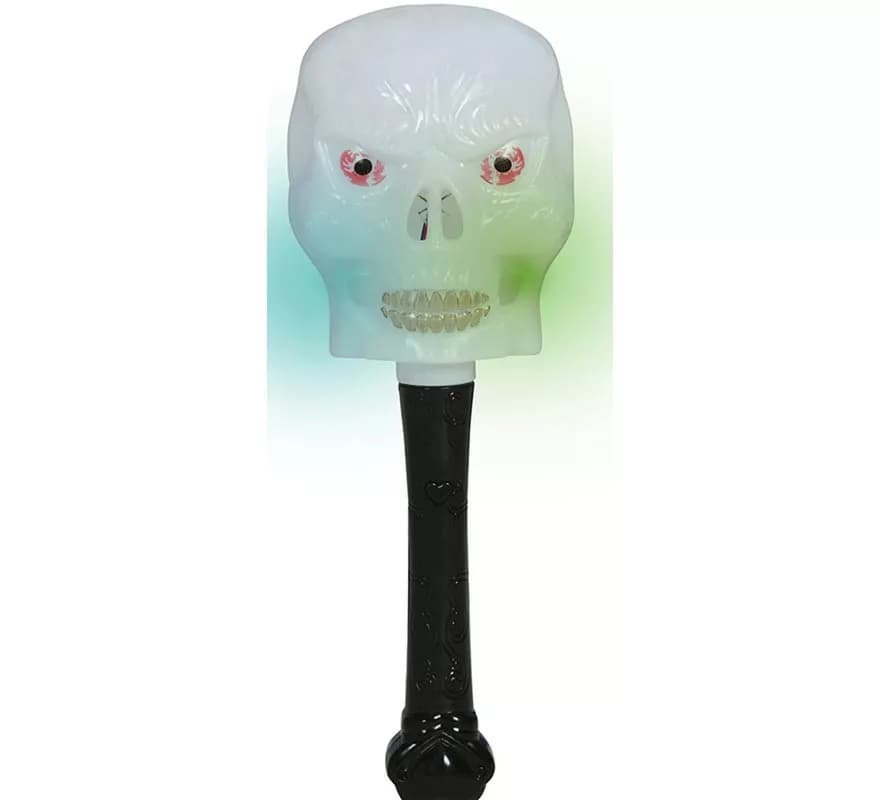 Varinha de caveira LED de 22 cm
