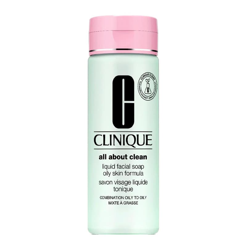 Clinique Limpeza Liquid Facial Soap (Oily Skin) Sabonete facial para pele mista a oleosa