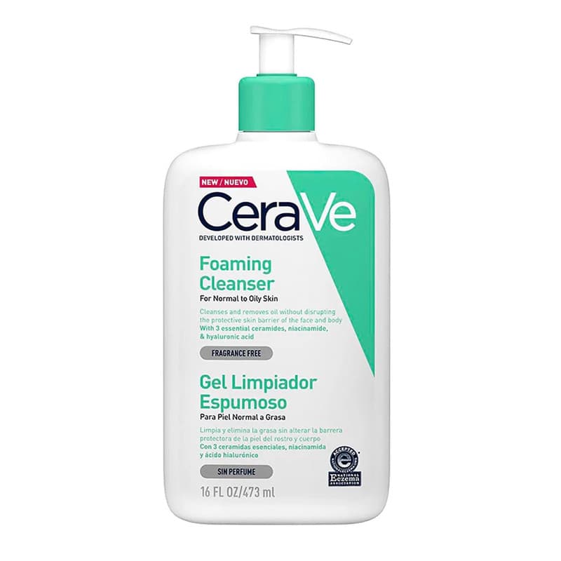 Cerave Facial Foaming Cleanser Gel de limpeza espumante