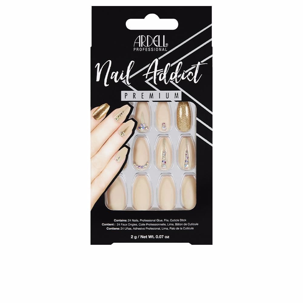 Ardell Nail Addict nude jeweled