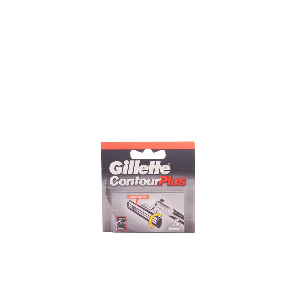 Gillette Lâminas Contour Plus Recarga 5 Unidades 1 Unidade