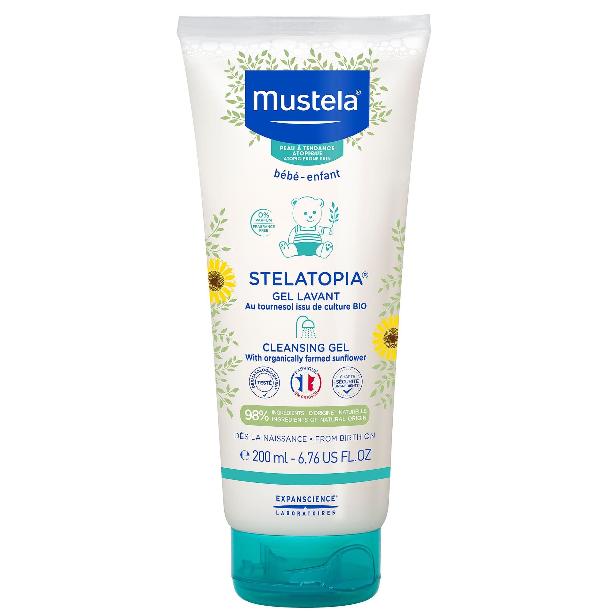 Mustela Stelatopia Gel Lavant 200 ml