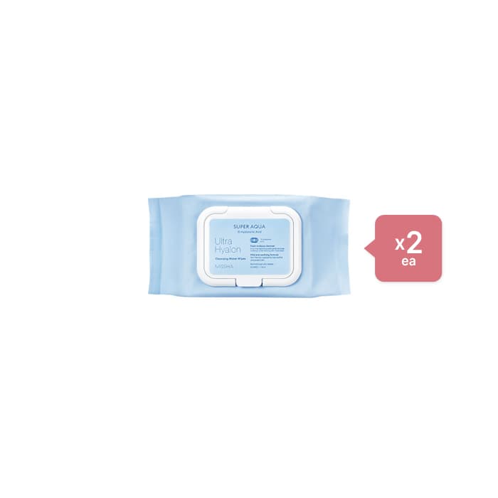 MISSHA - Super Aqua Ultra Hyalron Cleansing Water Wipes - 1pack (30pcs) (2ea) Set