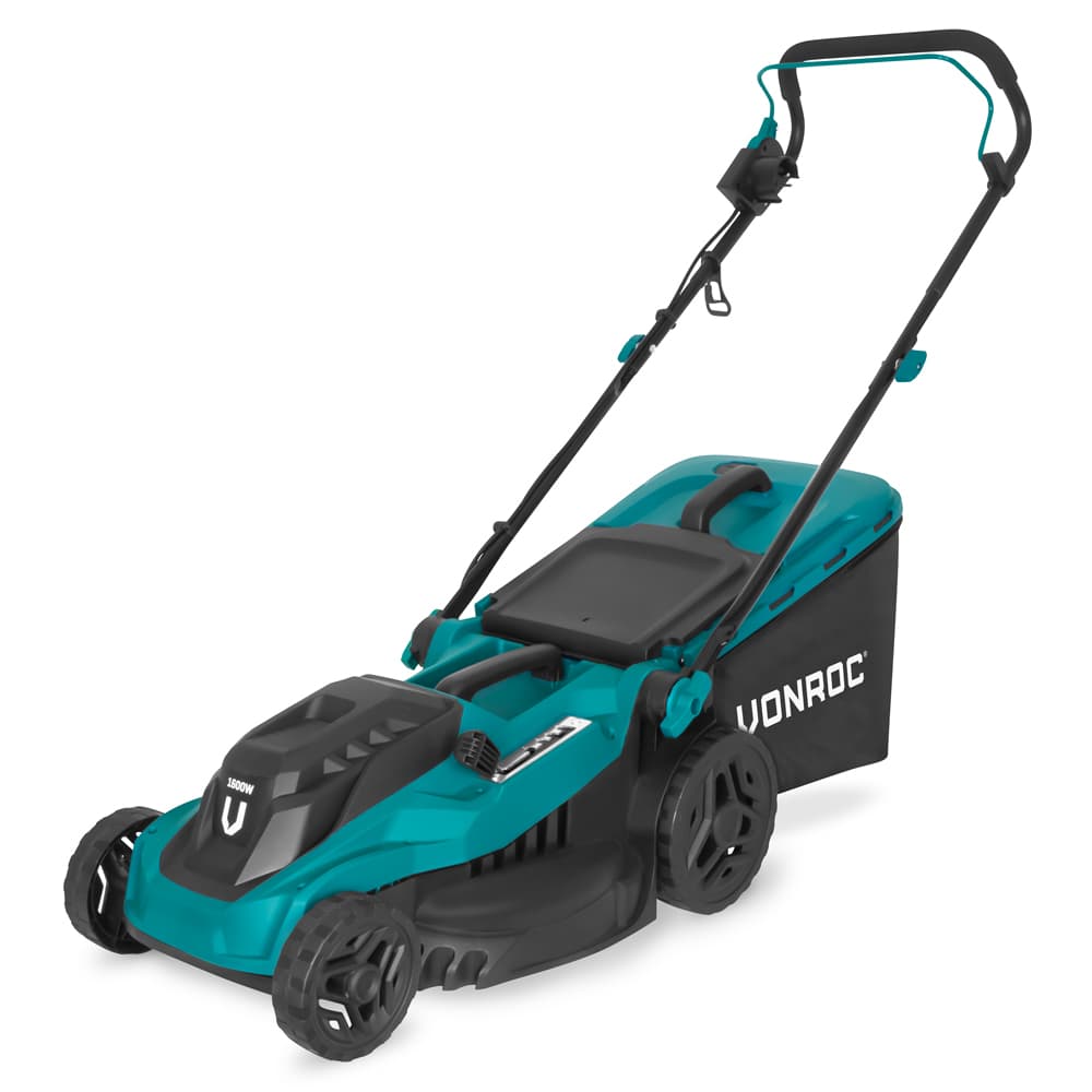 Corta-relvas elétrico 1600W - corte de 38 cm | Cesto de 42L