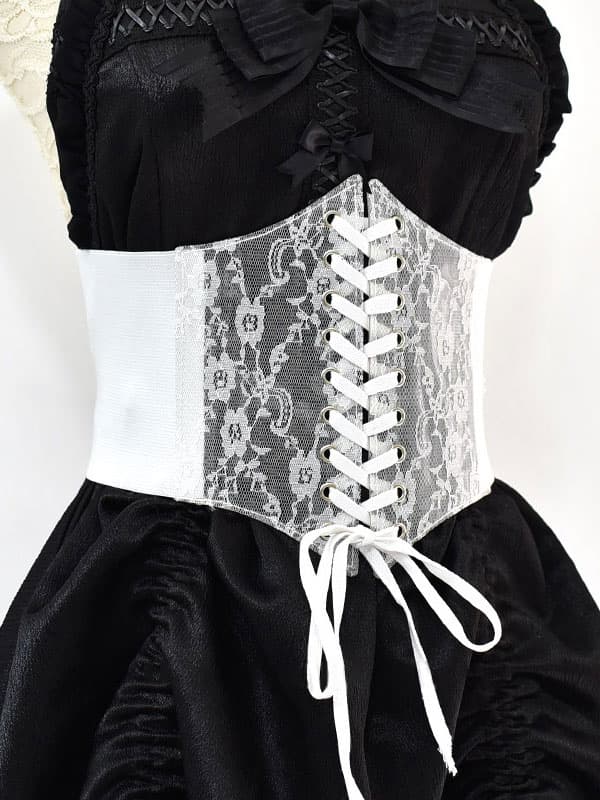 Accessori Gothic Lolita Pizzo di poliestere bianco Varie