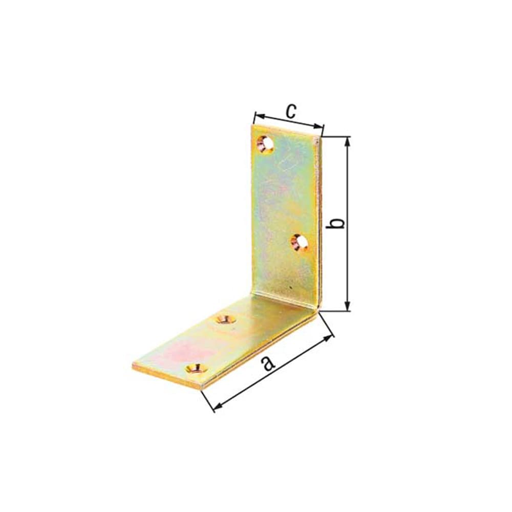 Esquadro p/ poste faces desiguais 150x150x40mm