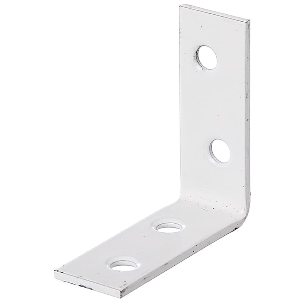 Esquadro de silla caras iguais 60x60x15mm plastificada blanca