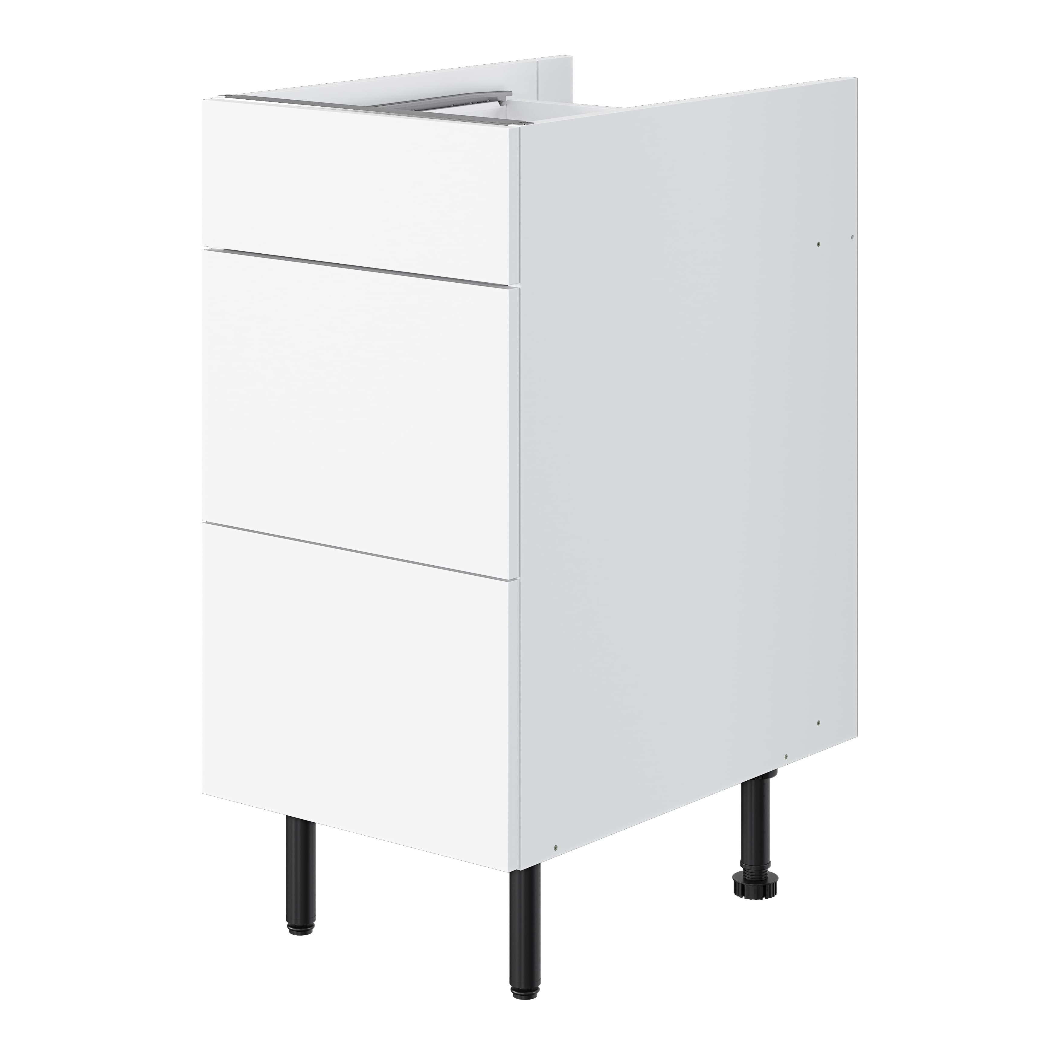 Cajonete com 3 gavetas branco pragma 86x40cm