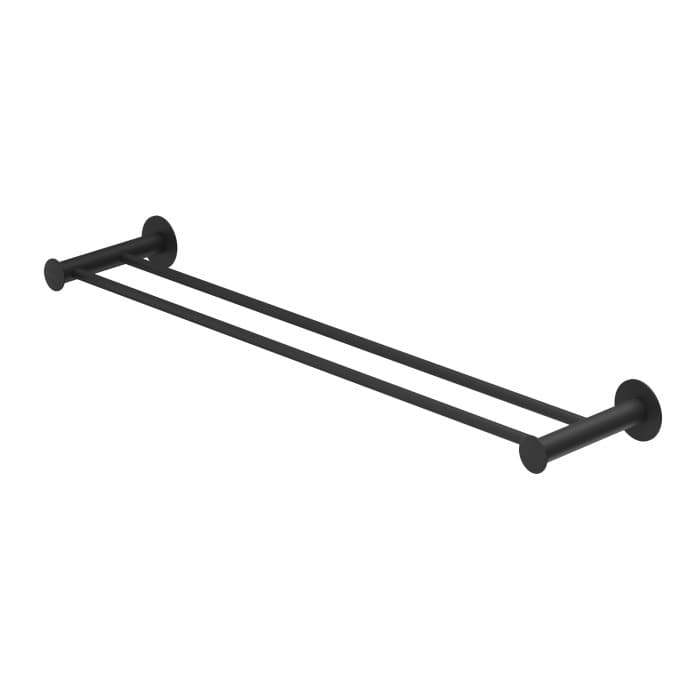 Toalheiro 2 barras 60cm calicia preto cooke & lewis