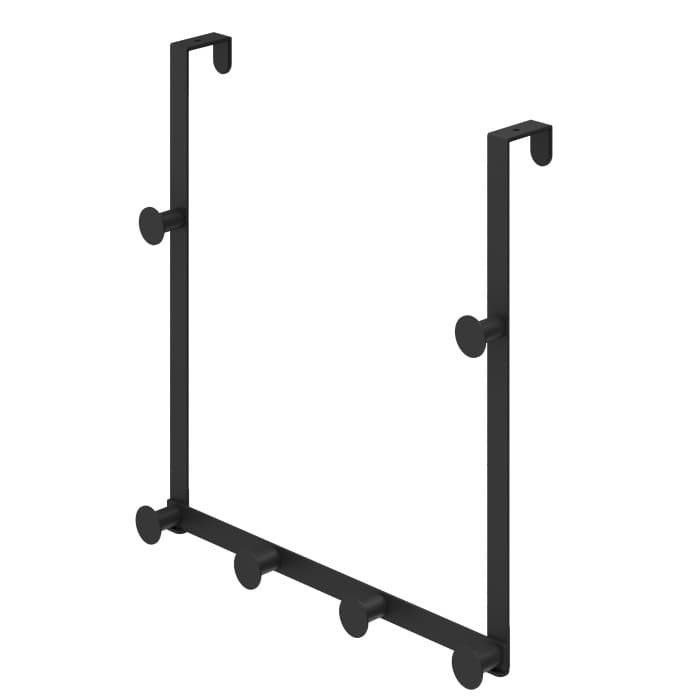 Cabide de porta calicia preto cooke & lewis