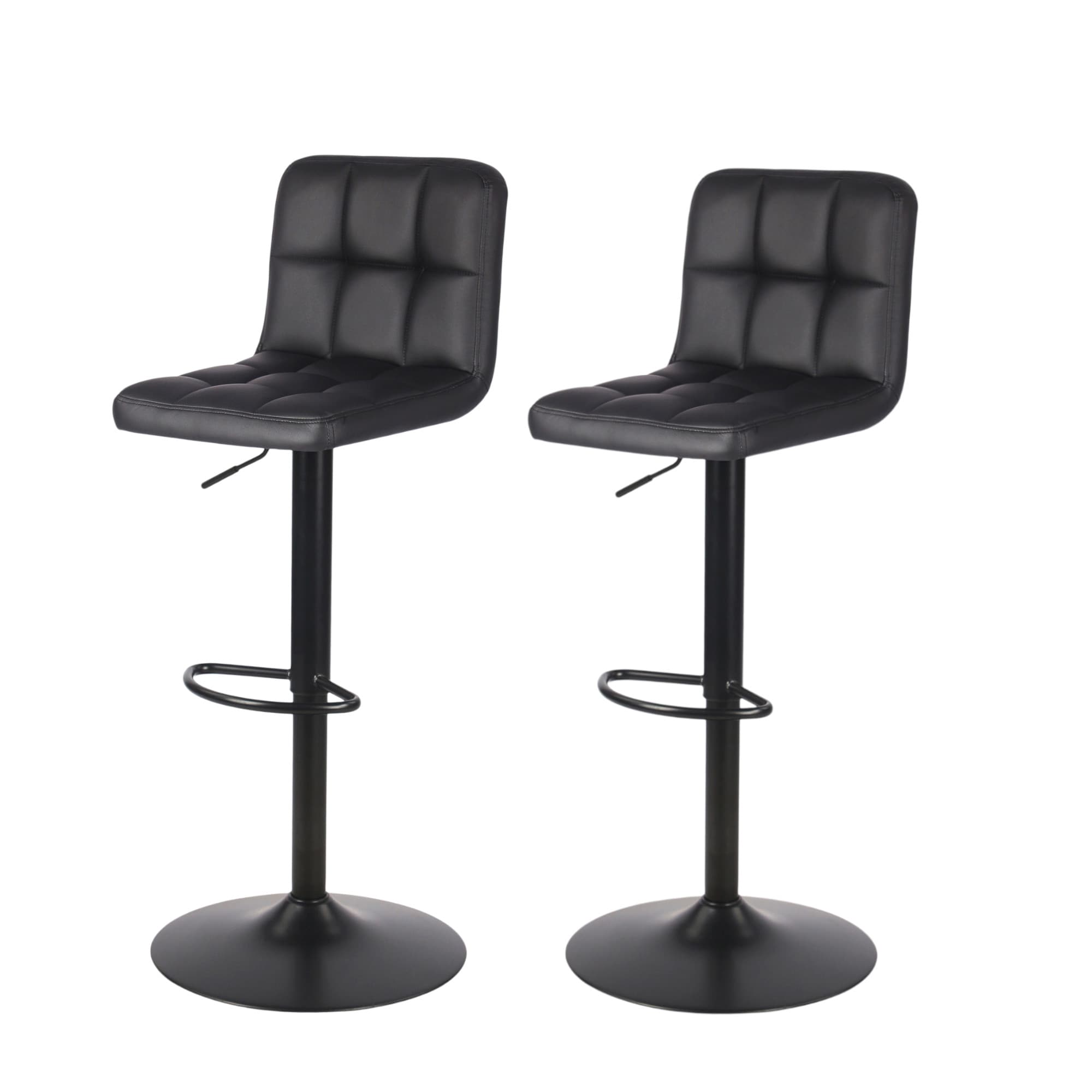 Conjunto de 2 bancos lagan pretos