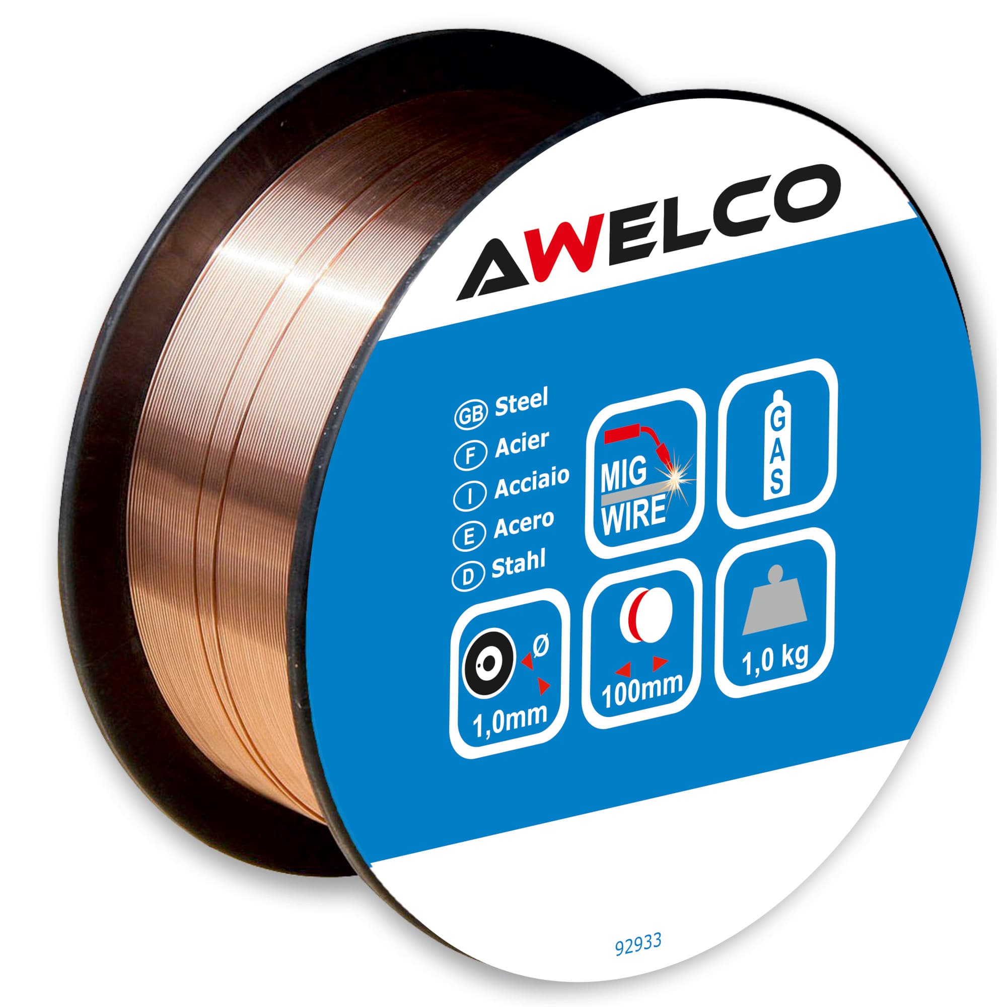 Fio 1,0 mm 1,0 kg sg2 awelco