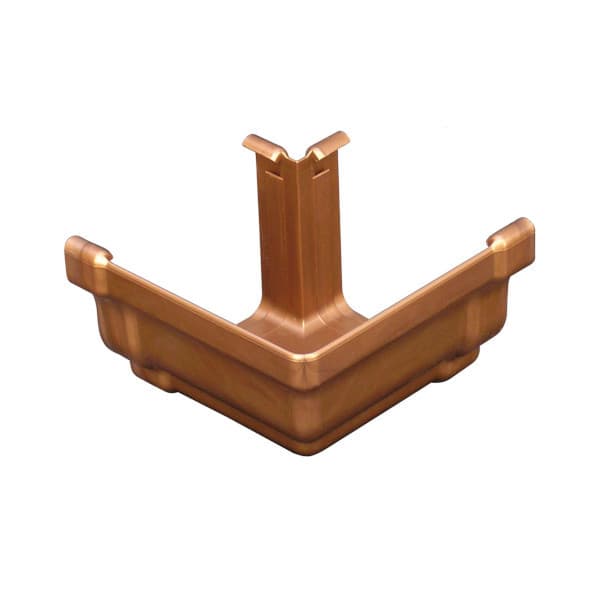 ângulo exterior de calha pvc reta cobre 120 mm