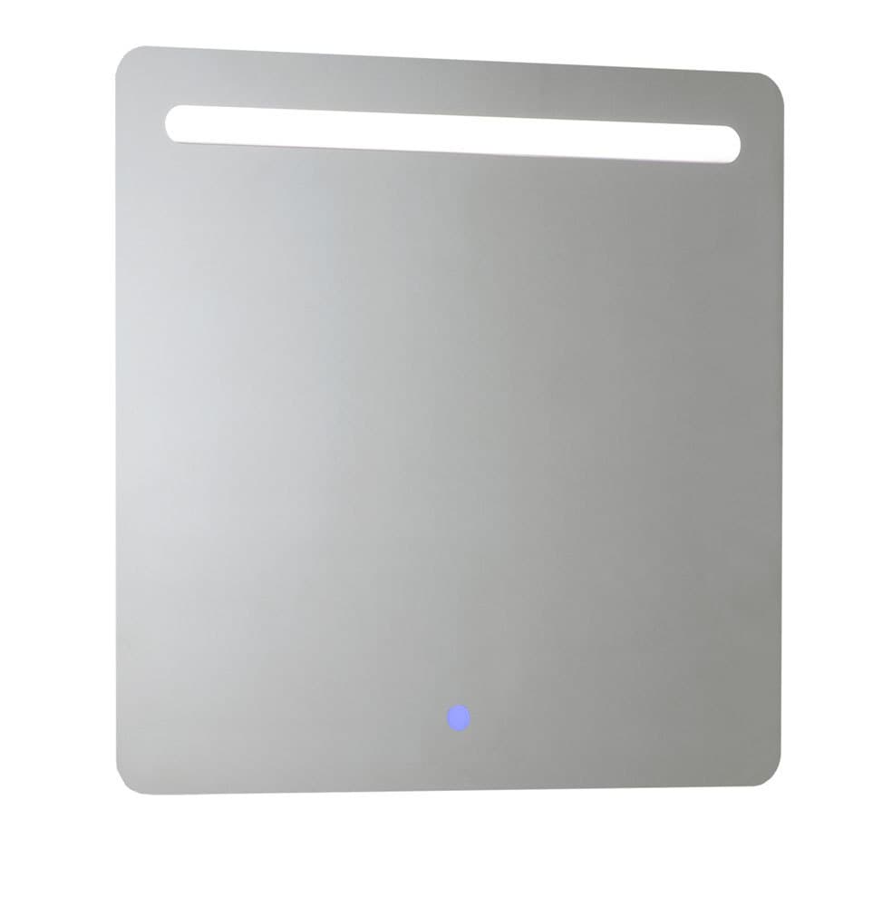 Espelho liso com luz led 80x80cm