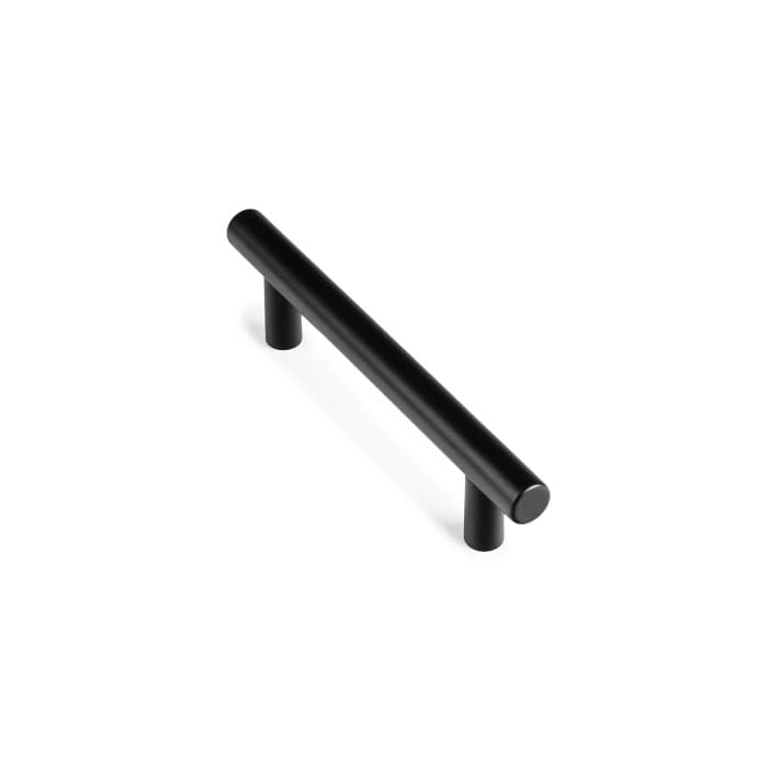 Puxador aço inoxidável preto mate 96mm