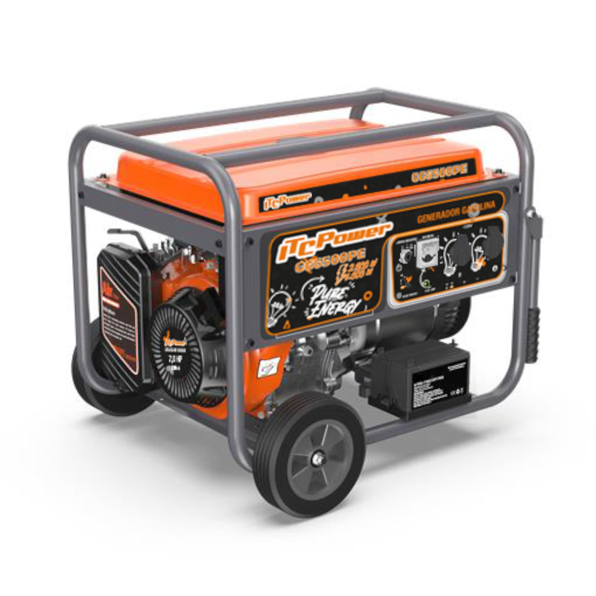 Gerador 6500v 15hp arranque elétrico itc power