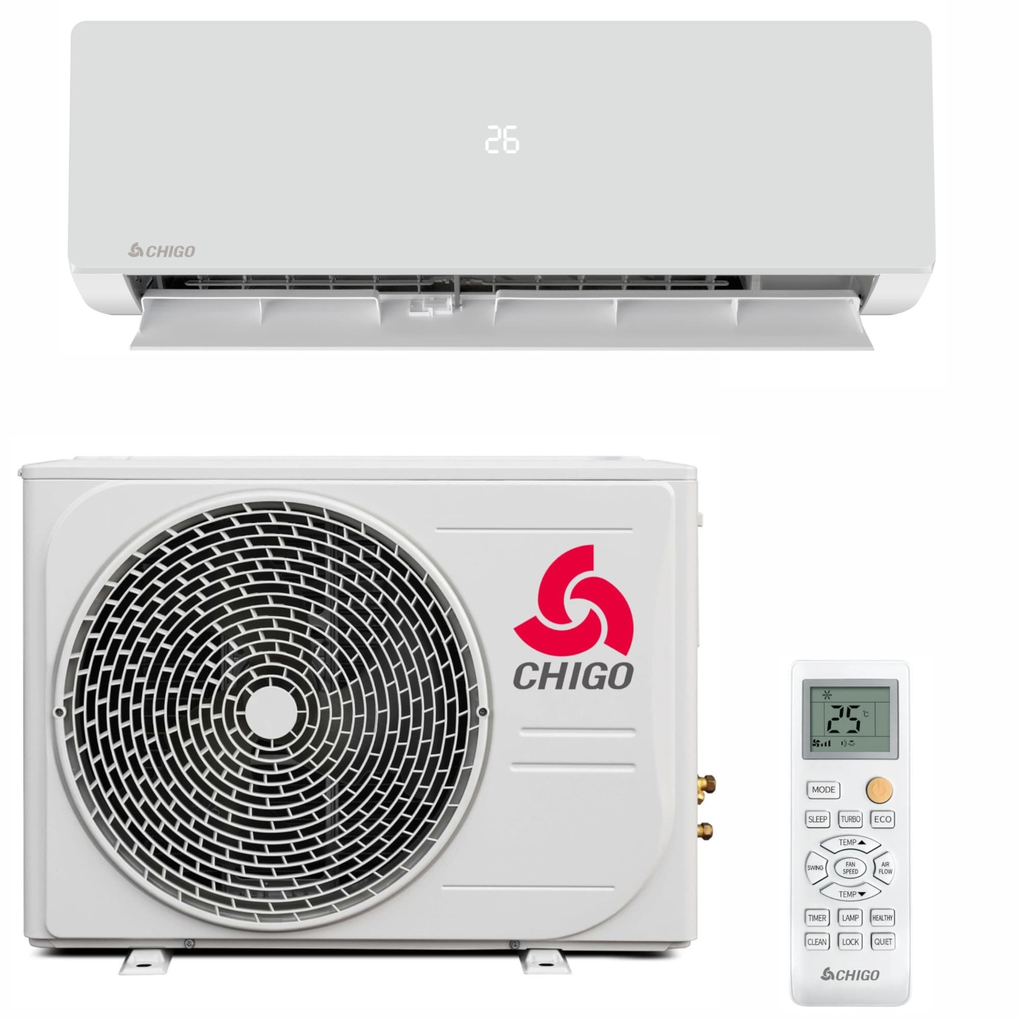 Ar condicionado split 12.000 btu chigo