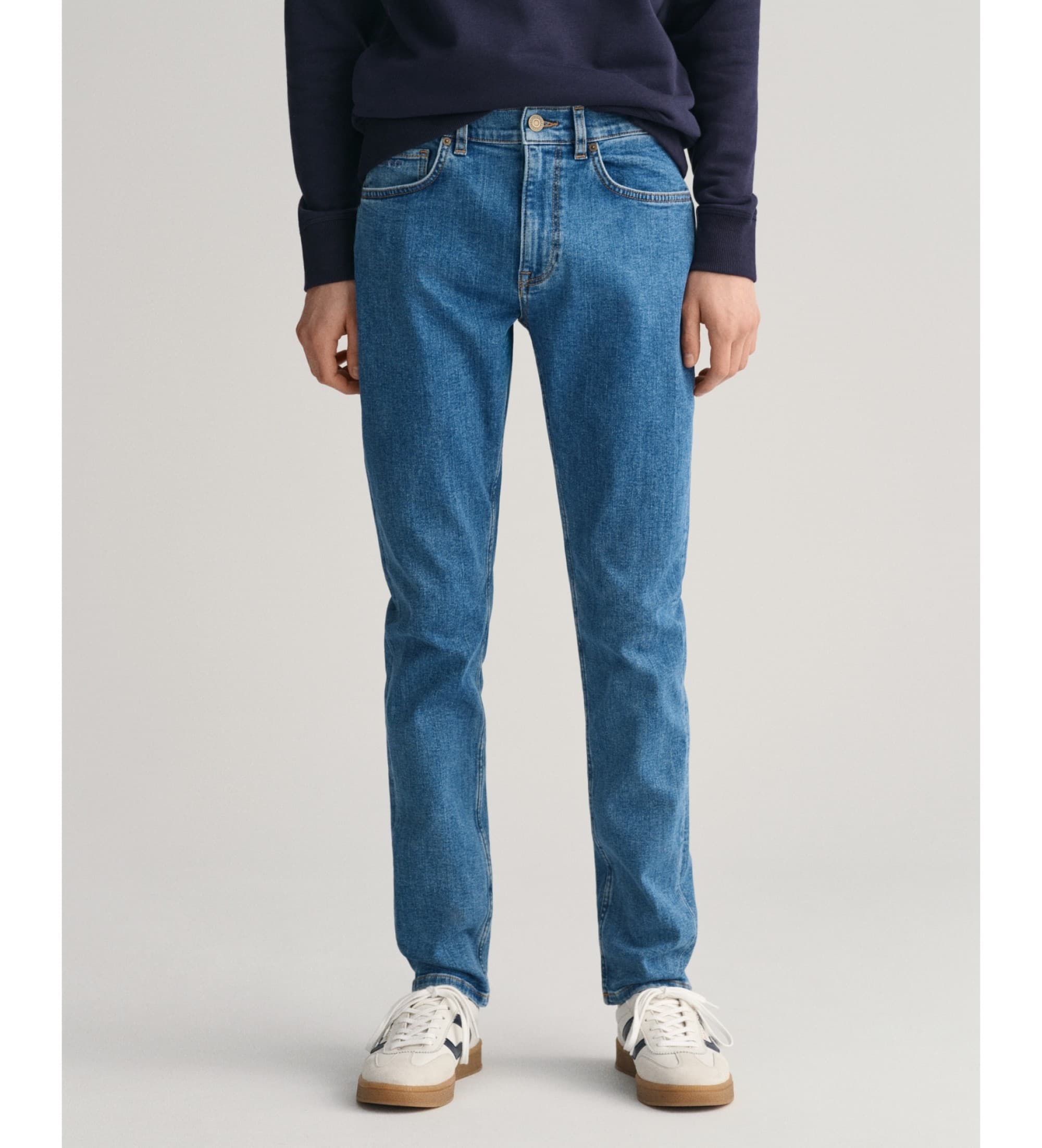 Gant for boy. 910095 Blue Slim Fit Jeans (11Años= 146cm), Casual, Cotton, Denim, children's fashion