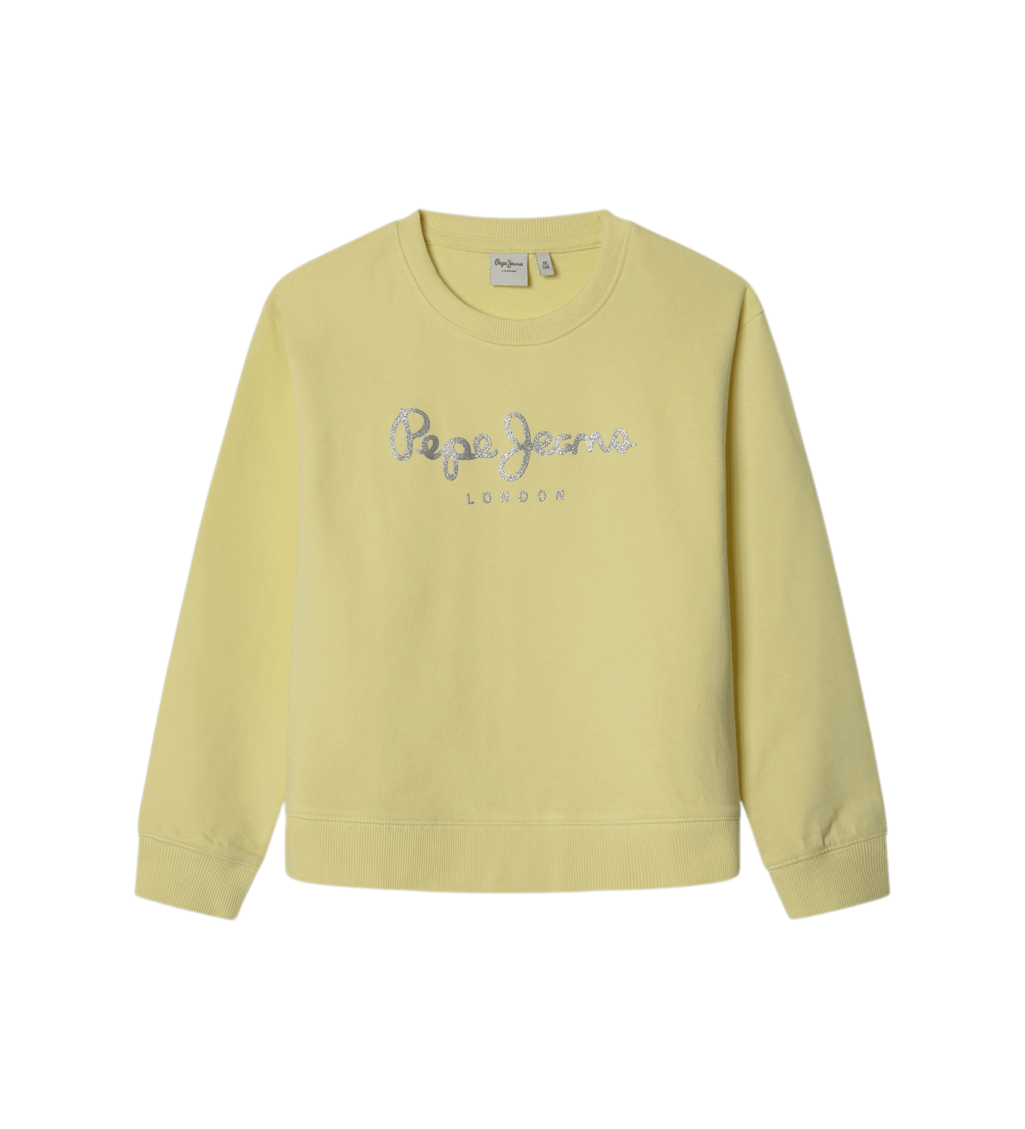 Pepe Jeans para menina. PG581338 Camisola Hana amarela (8Años= 128cm), Casual, Amarelo, Algodão, moda infantil