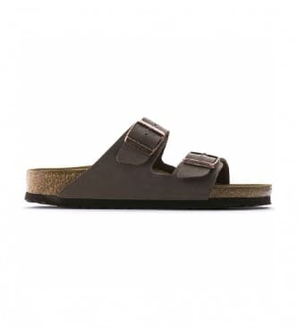 Birkenstock para homem. 151183 Sandálias castanhas do Arizona (36), Marrom, Plano, Nenhum, Casual