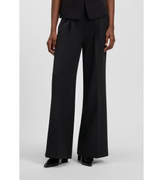 BOSS para mulher. 50545580 Calças Tiwi2 pretas (44), Preto, Casual, Poliéster