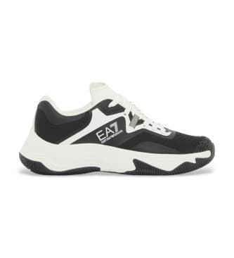 EA7 unisex. X8X248_XK445 Sapatilhas Hard black (48), Preto, Plano, Cordão, Casual, Esportivo, Tênis / Paddle tennis, Multisport