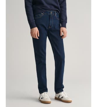 Gant para menino. 910095 Calças de ganga de corte justo Teen Boys azul (12años= 152cm), Casual, Denim, moda infantil