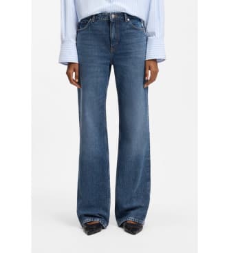 HUGO para mulher. 50557008 Calças de ganga Gorinne azul (30/32), Casual, Algodão, Denim