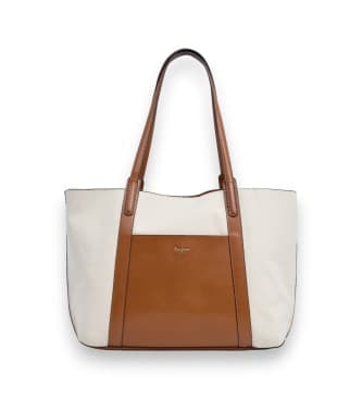 Pepe Jeans para mulher. PL0300117 Mala de mão castanha Audrey Tale (OSFA), Marrom, Casual, Algodão