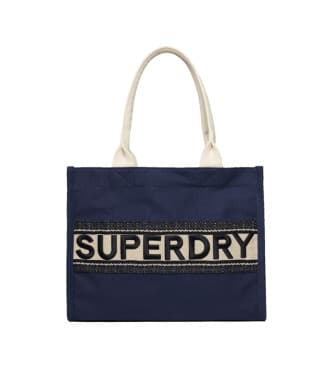Superdry para mulher. W9110381A Saco azul-marinho de luxo (OSFA), Casual, Algodão
