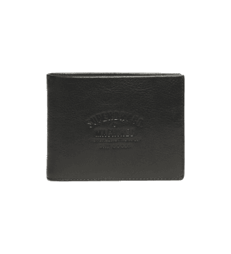 Superdry para homem. W9810180A Carteira de couro Mercadorias preto (OSFA), Casual, Pele
