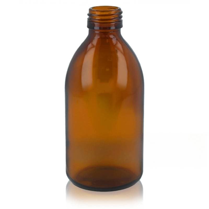 Garrafa 250 ml vidro âmbar