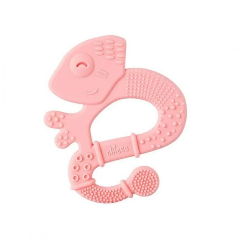 Chicco - Chicco Massaggiagengive Iguana In Silicone Rosa 2+ Mesi - 1 Pezzo