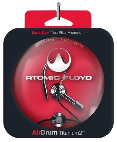ATOMIC FLOYD AirDrum Titanium2 Earphone, Microphone IOS & android SAF0104/01/00