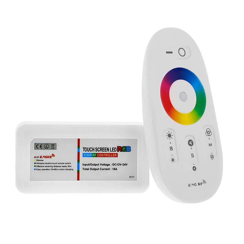Controlador wifi rgb-rf + comando táctil. Loja Online LEDBOX. Sistemas de controle > Regulação RF 2,4GHz