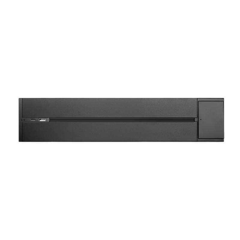 Carril base com interruptor 32a carregador usb a+c led 40 cm koob preto. Loja Online LEDBOX. Sistemas de controle > Mecanismos KOOB