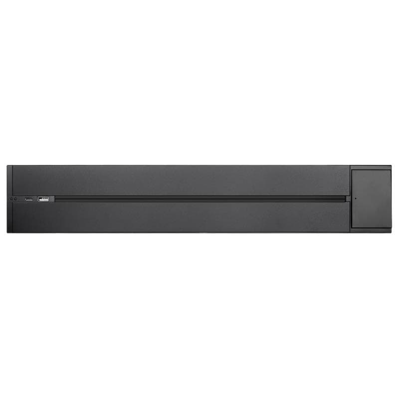 Carril base com interruptor 32a carregador usb a+c led 50 cm koob preto. Loja Online LEDBOX. Sistemas de controle > Mecanismos KOOB