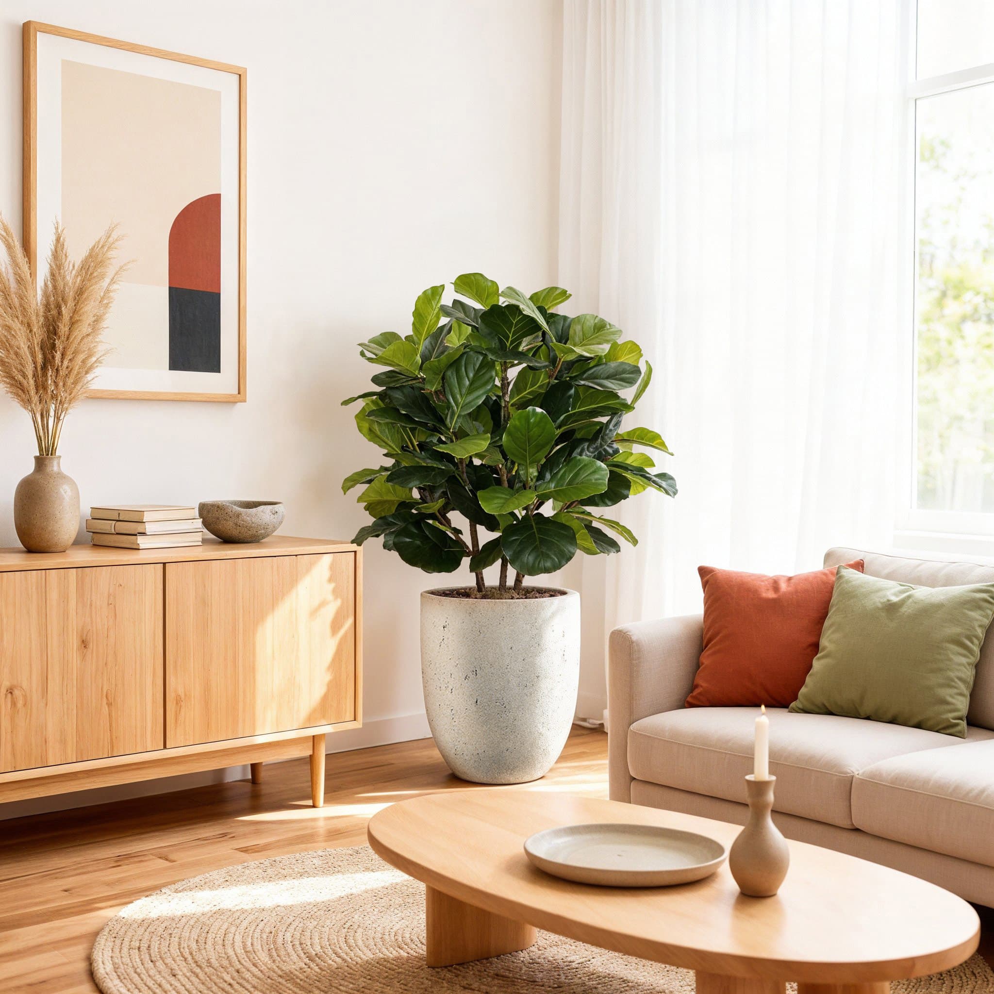 Lyrata deluxe planta artificial 95cm