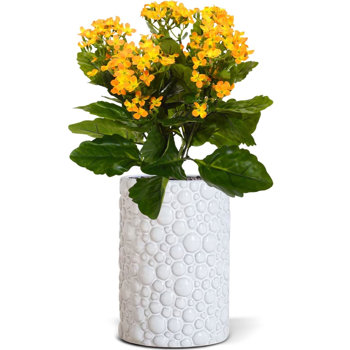 Planta artificial Kalanchoe 30cm - laranja