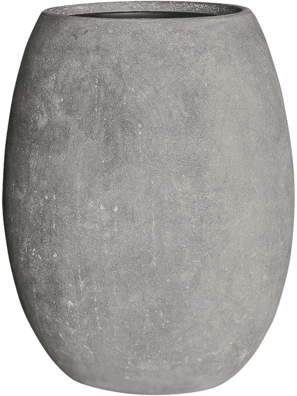 Baq Balão em Balão Liso Revestido a Poli Pedra Cinza Crua (com forro), 52x68cm