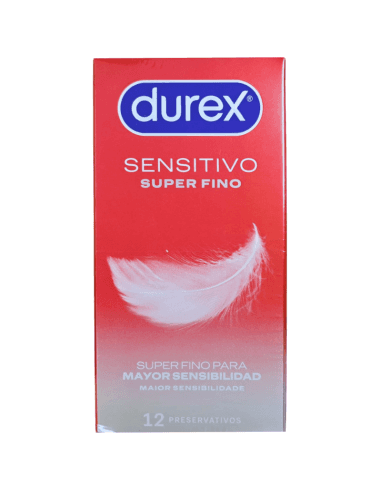 Durex Sensitivo Super Fino 12 Preservativos - Reckitt Benck Hc