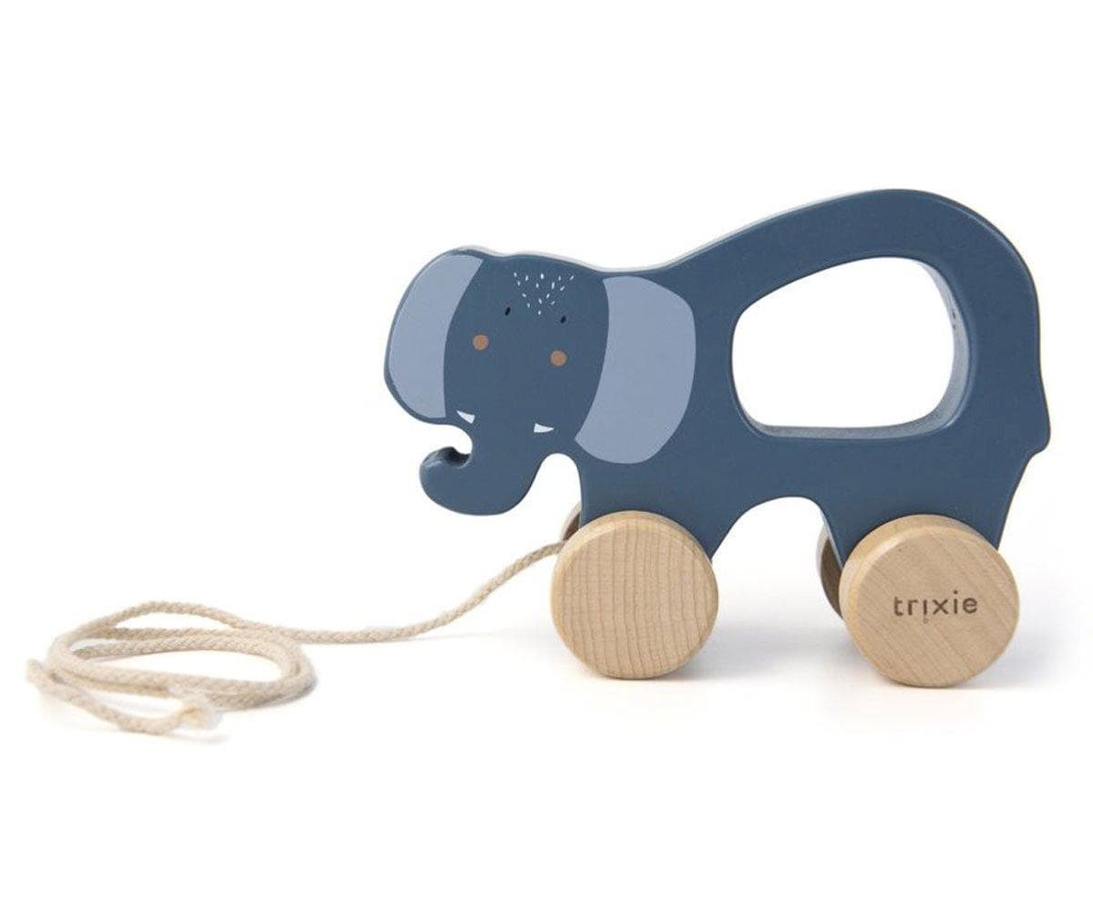Brinquedo Arraste Mrs. Elephant