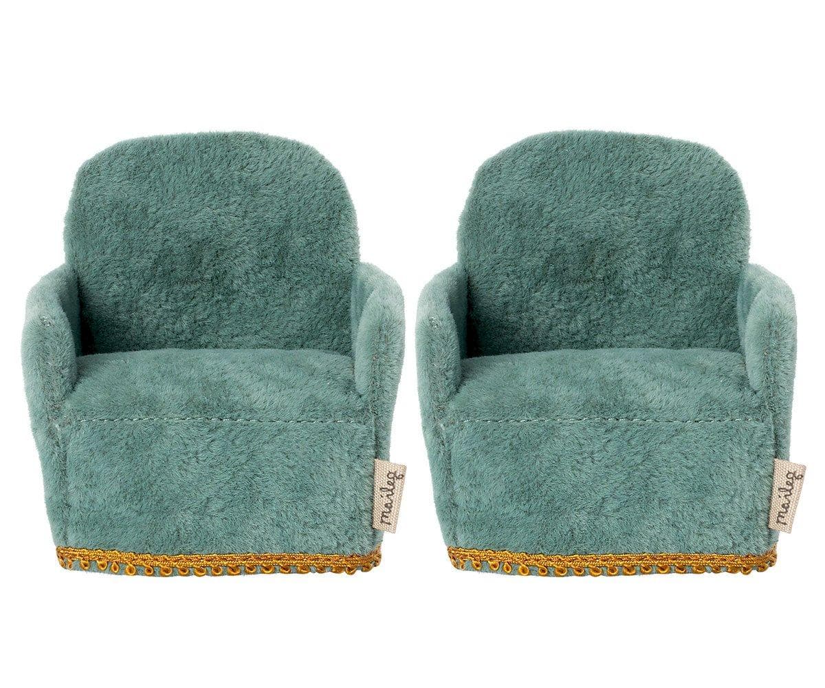 Conjunto de 2 poltronas para Ratinhos Maileg