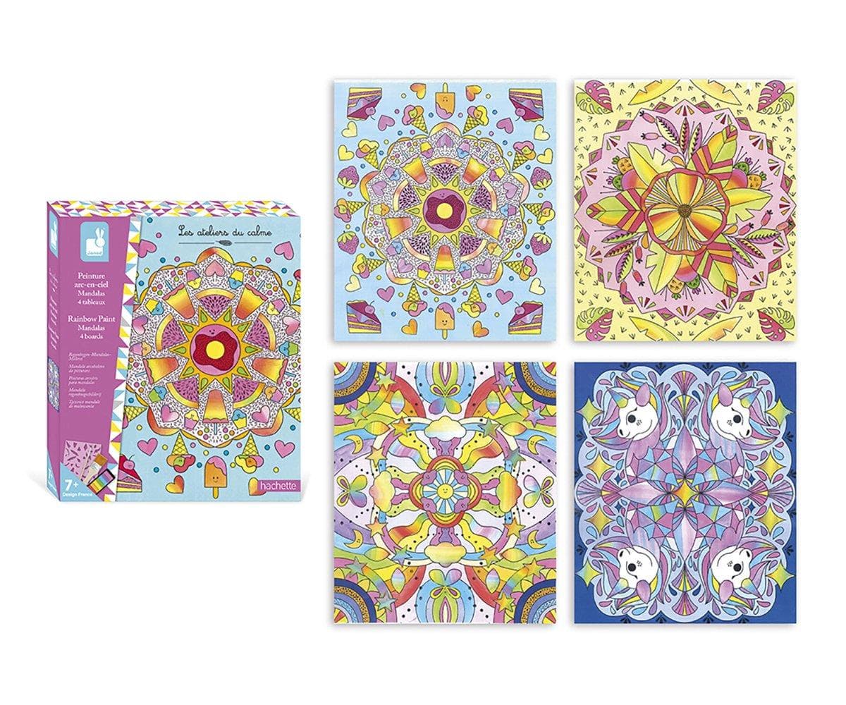 Pintura Arco-íris para Mandalas