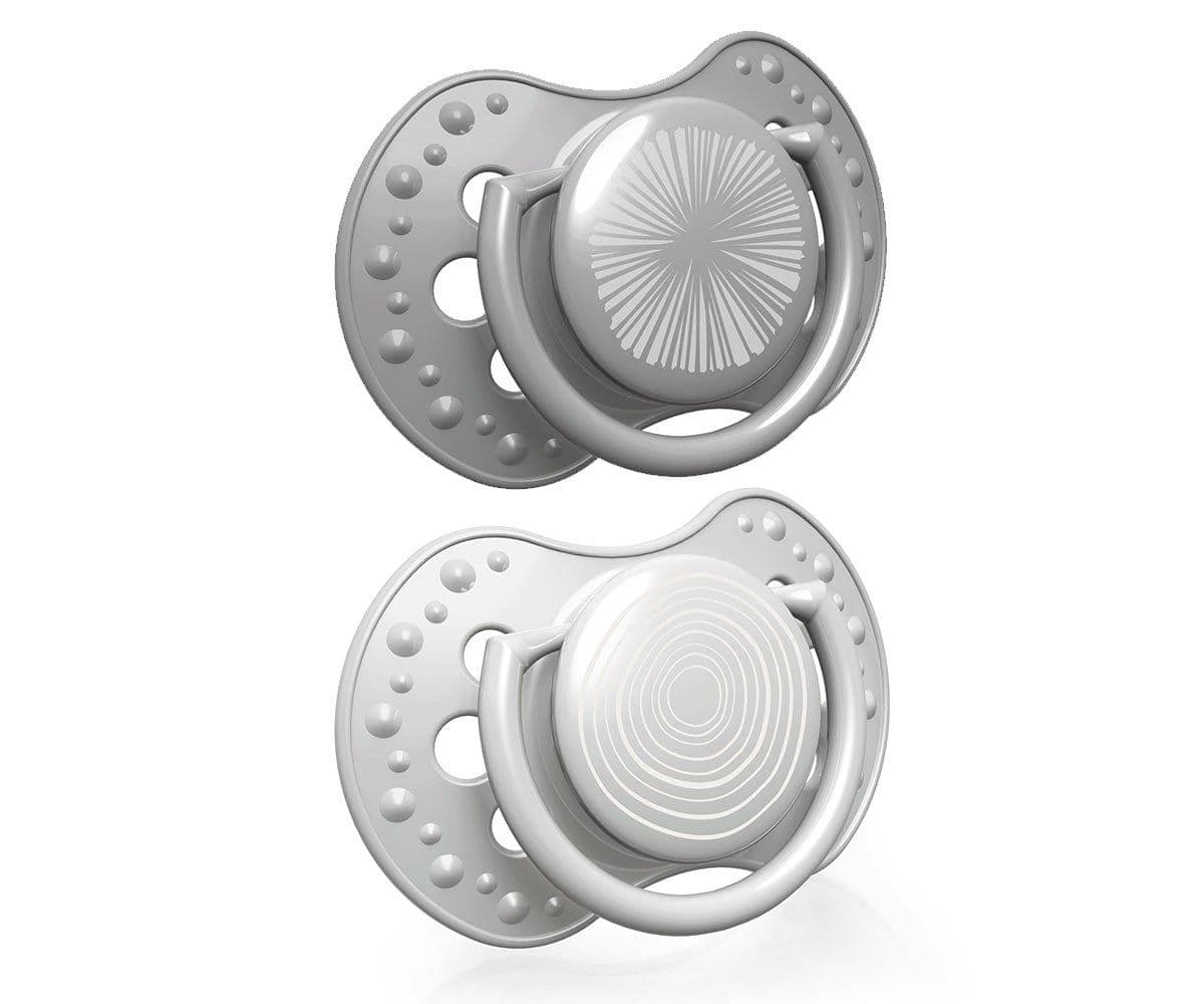 2 chupetas Lovi Harmony Dynamic cinza