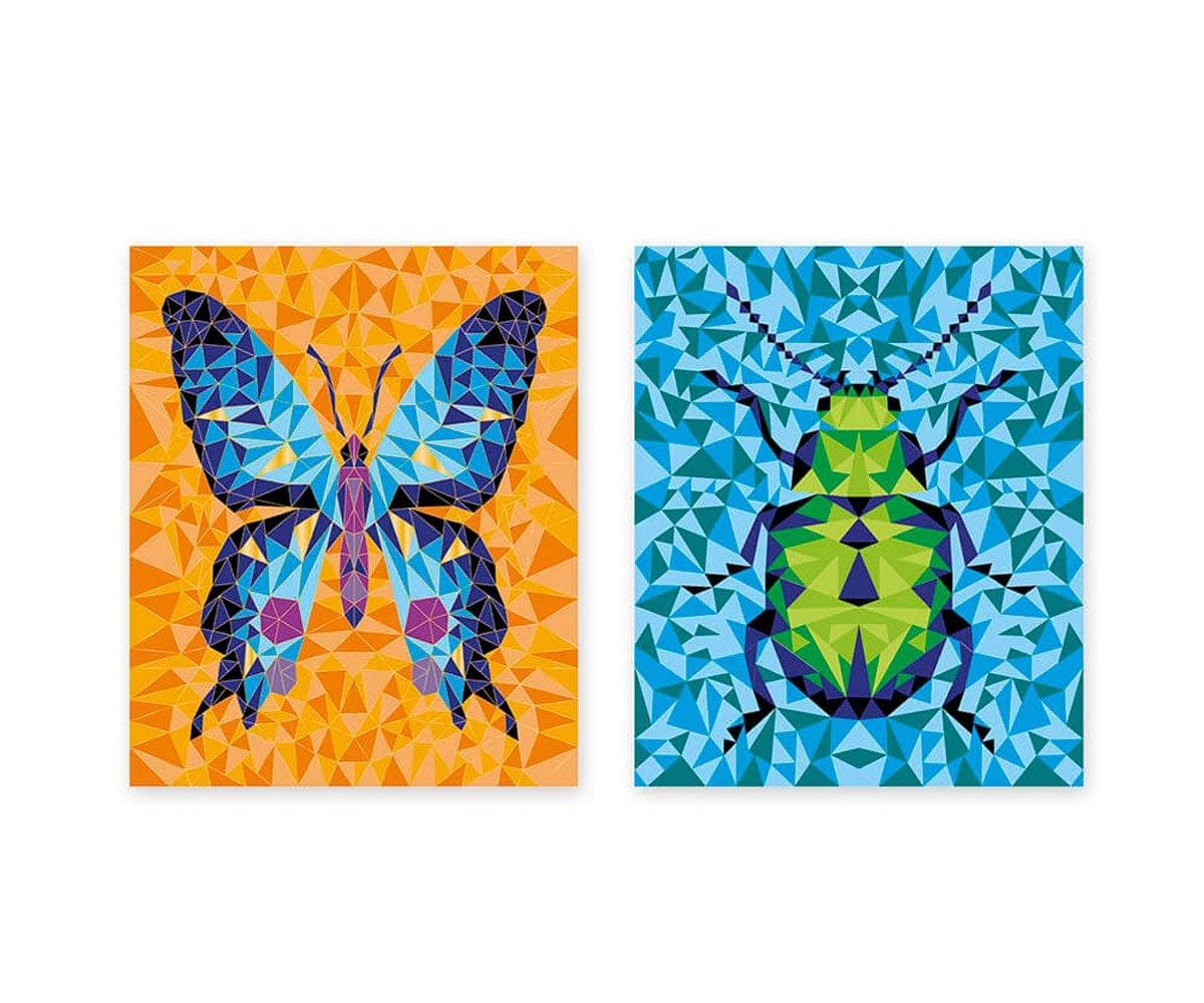 Pintura por números: Insetos em aquarela